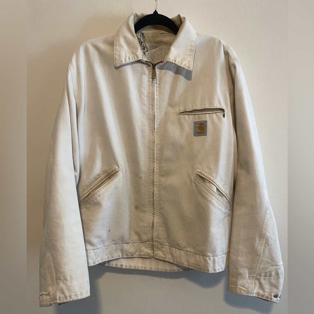 Ultra Rare Carhartt White Detroit Jacket